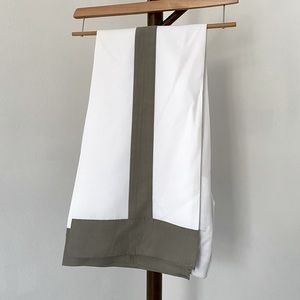 Banana Republic lined, white Trousers